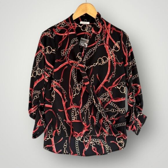 🎉5 for $45 🎉Pleione Top Blouse Shirt Size XS - Picture 1 of 8